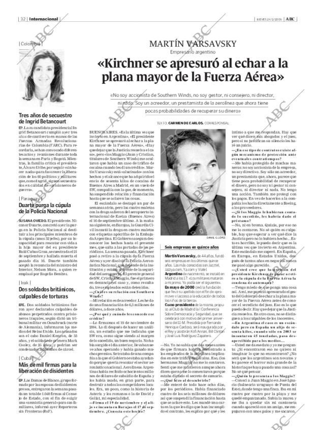ABC MADRID 24-02-2005 página 32