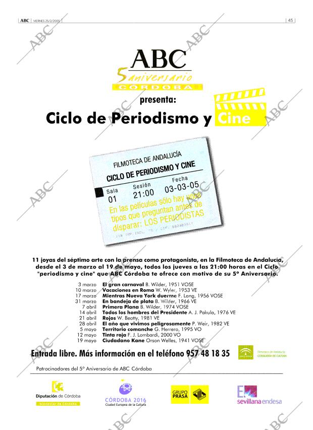 ABC CORDOBA 25-02-2005 página 45