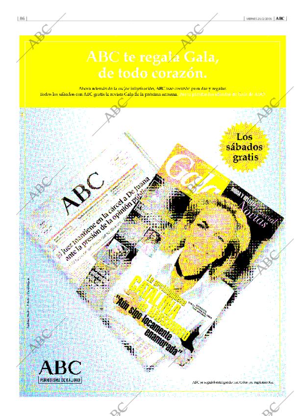 ABC MADRID 25-02-2005 página 86