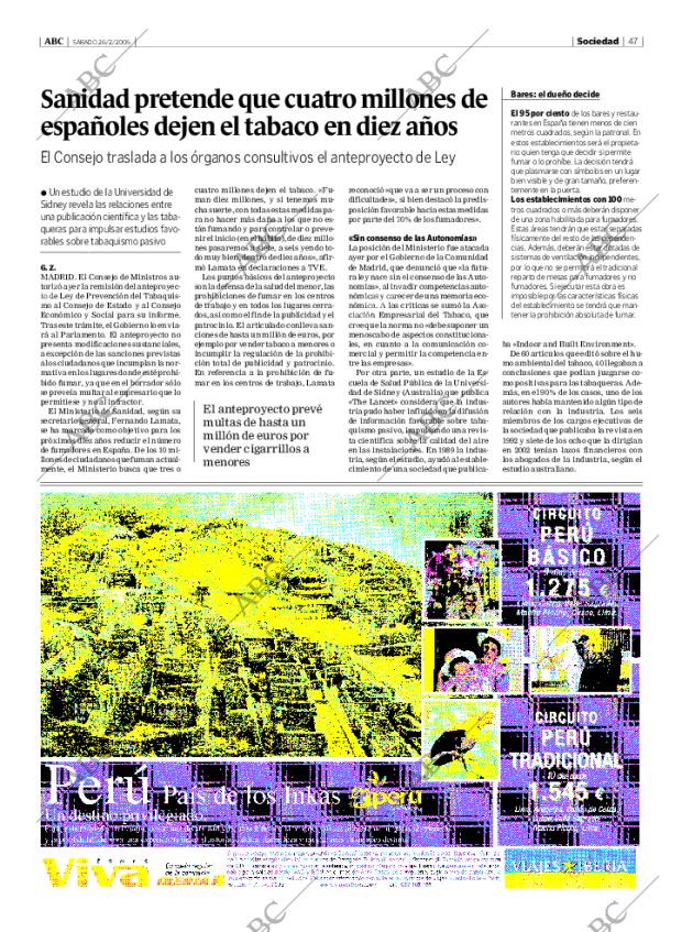 ABC MADRID 26-02-2005 página 47