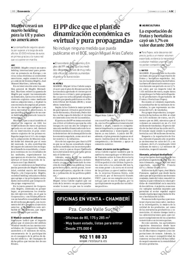 ABC MADRID 27-02-2005 página 90