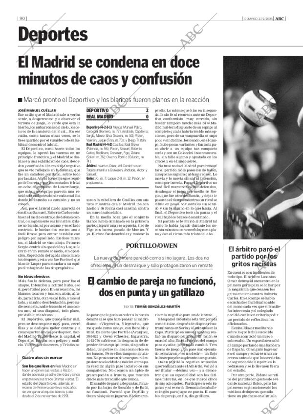 ABC MADRID 27-02-2005 página 92