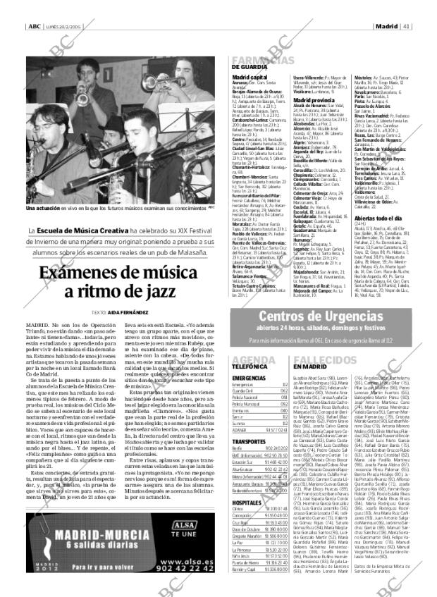 ABC MADRID 28-02-2005 página 41