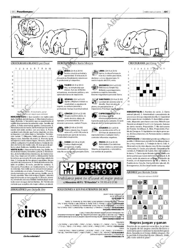 ABC SEVILLA 02-03-2005 página 98
