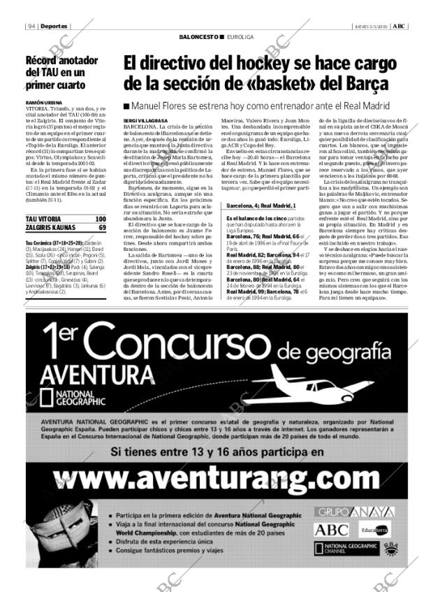 ABC MADRID 03-03-2005 página 94