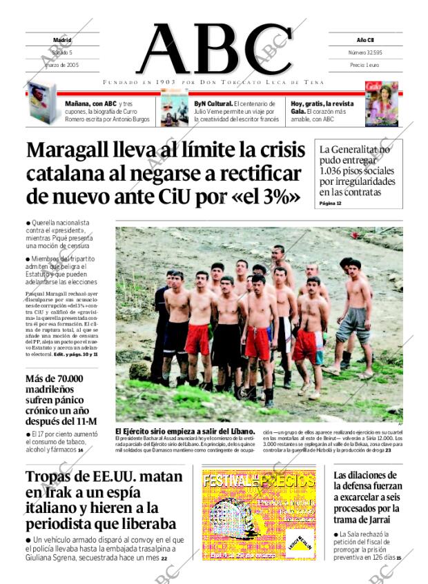 ABC MADRID 05-03-2005 página 1
