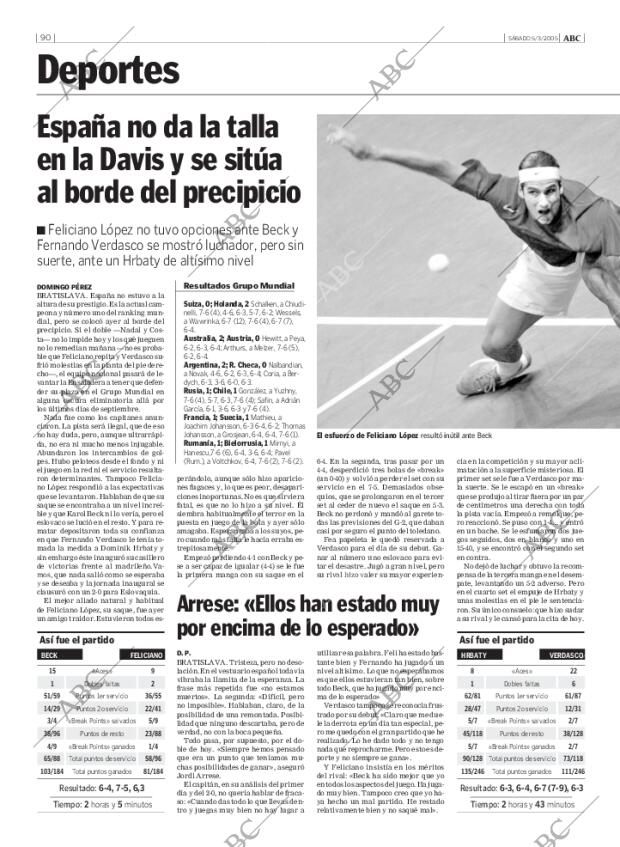ABC MADRID 05-03-2005 página 90