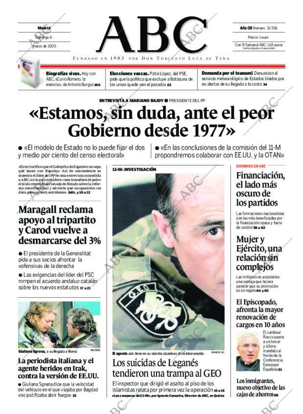 ABC MADRID 06-03-2005 página 1