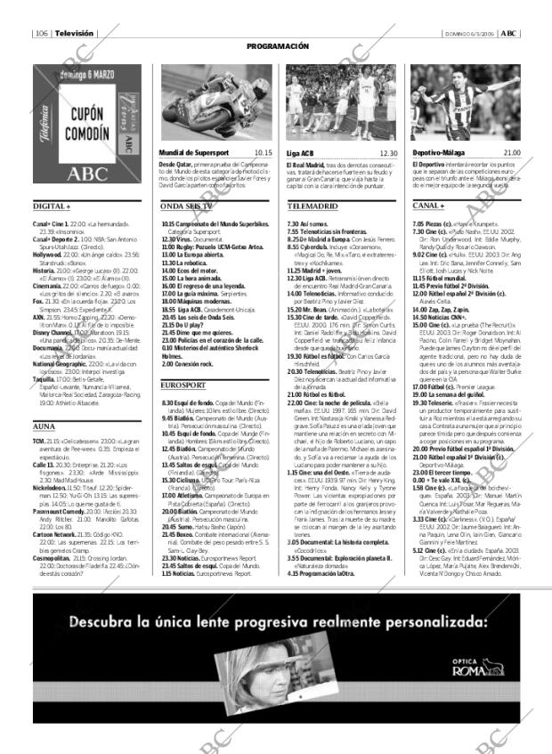 ABC MADRID 06-03-2005 página 106