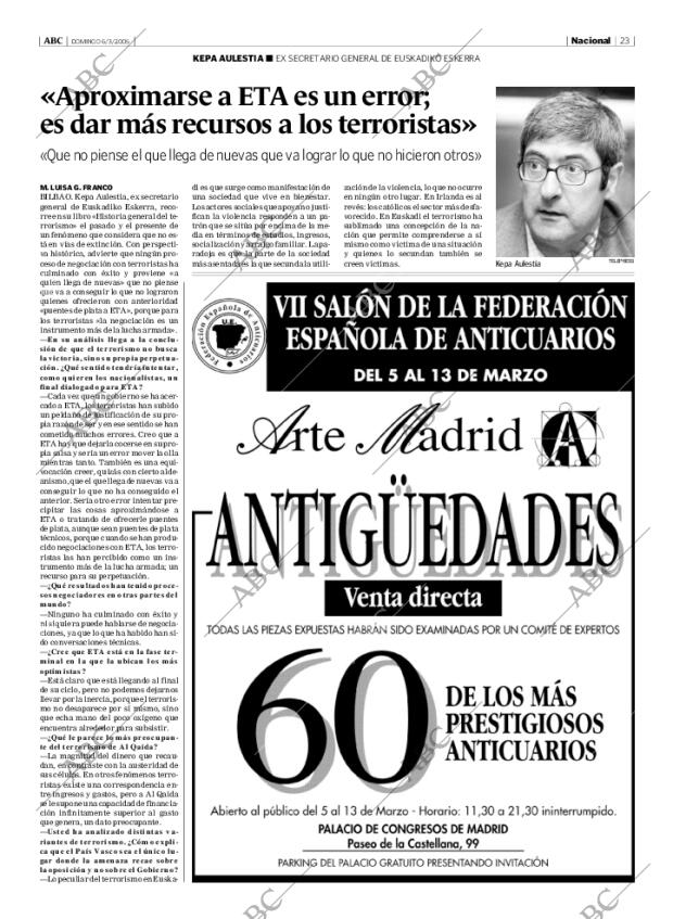 ABC MADRID 06-03-2005 página 23