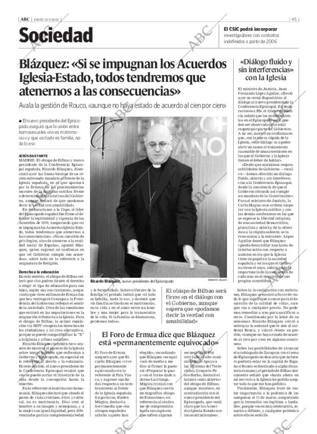 ABC MADRID 10-03-2005 página 45