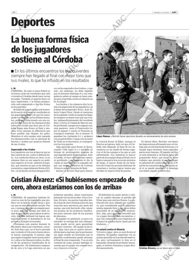 ABC CORDOBA 11-03-2005 página 88