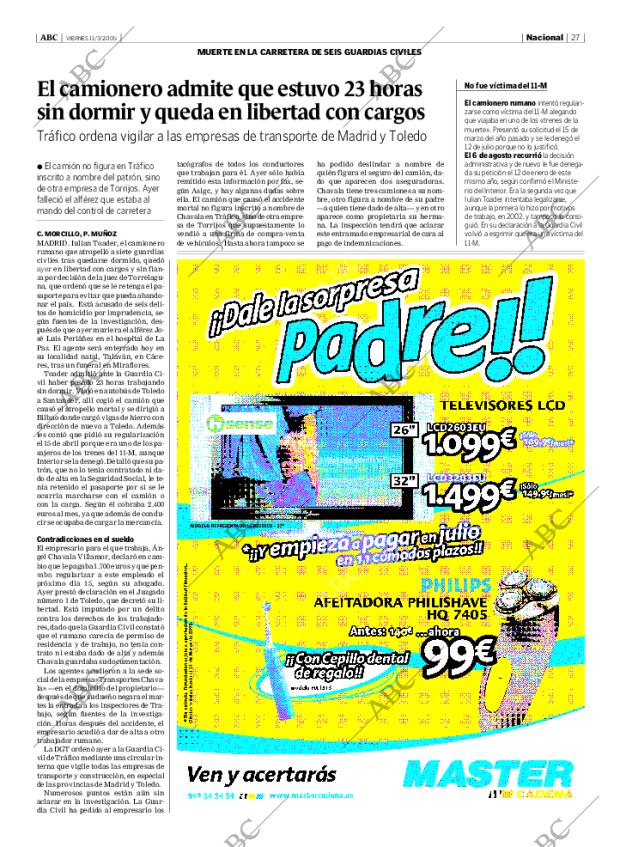 ABC MADRID 11-03-2005 página 27