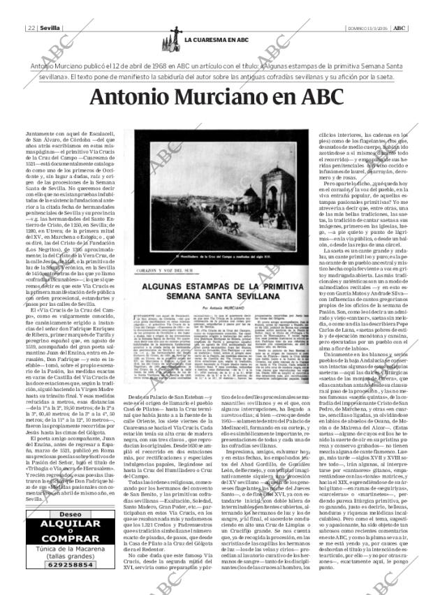 ABC SEVILLA 13-03-2005 página 22