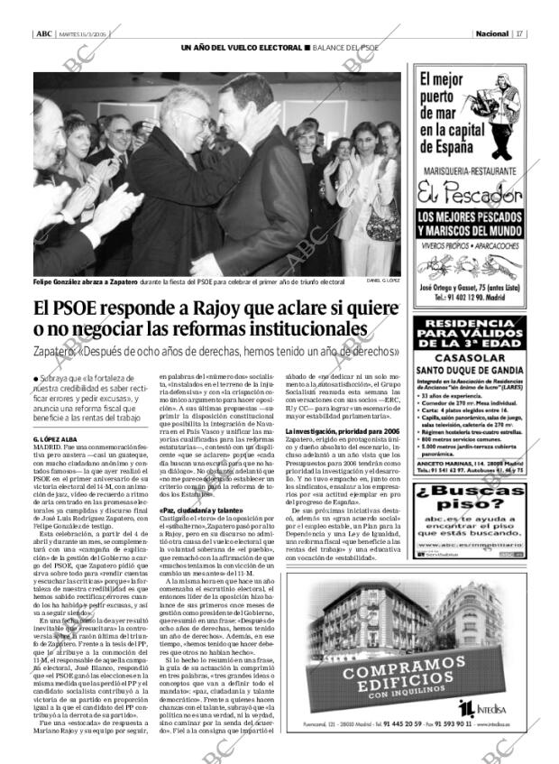 ABC MADRID 15-03-2005 página 17