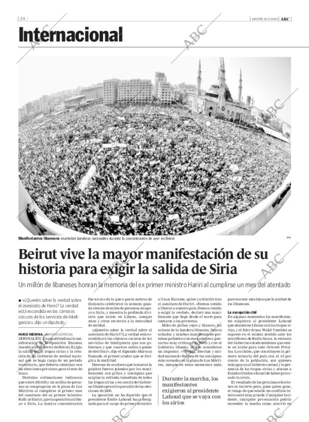 ABC MADRID 15-03-2005 página 24