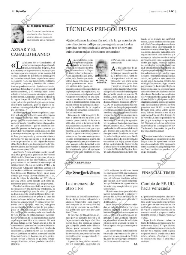 ABC MADRID 15-03-2005 página 6