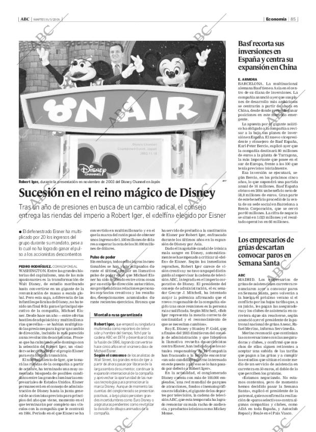 ABC MADRID 15-03-2005 página 85
