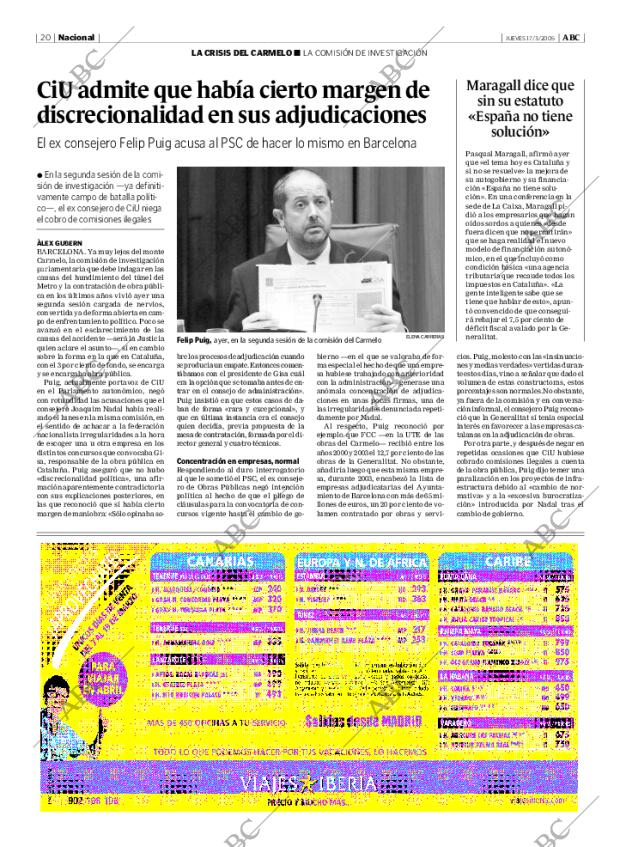 ABC MADRID 17-03-2005 página 20