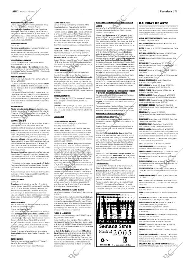 ABC MADRID 17-03-2005 página 71
