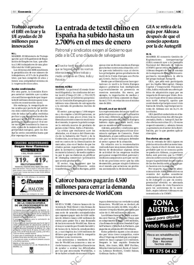 ABC MADRID 17-03-2005 página 88