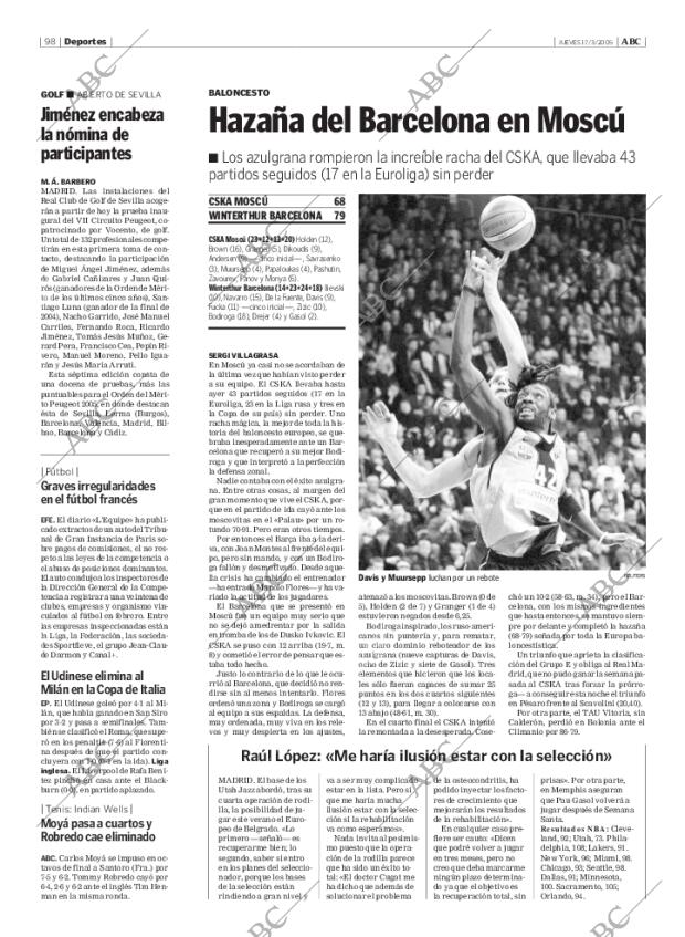 ABC MADRID 17-03-2005 página 98