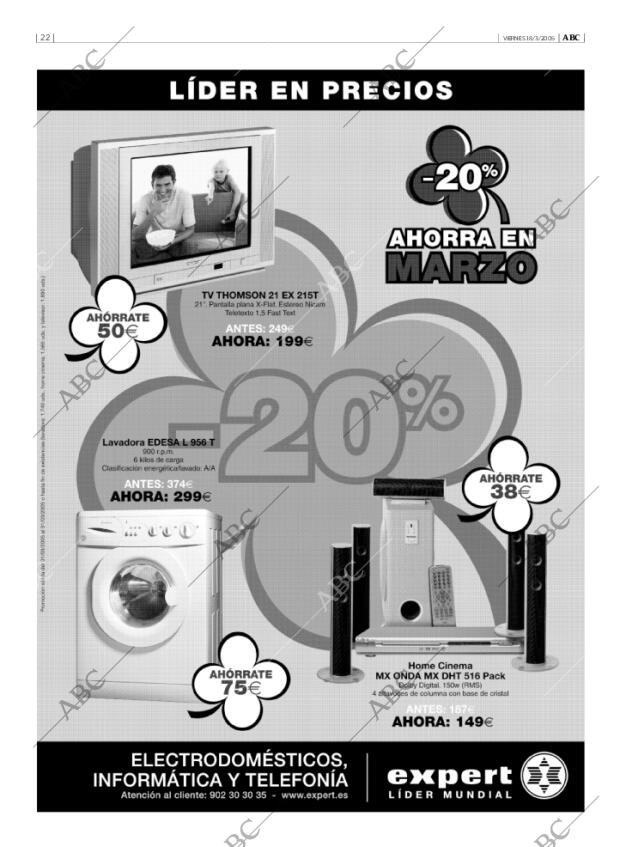 ABC MADRID 18-03-2005 página 22