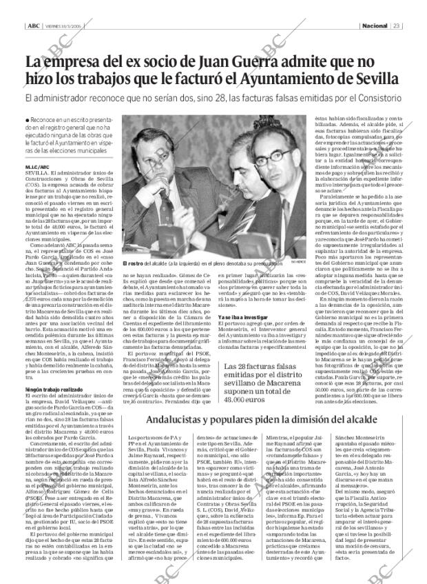 ABC MADRID 18-03-2005 página 23