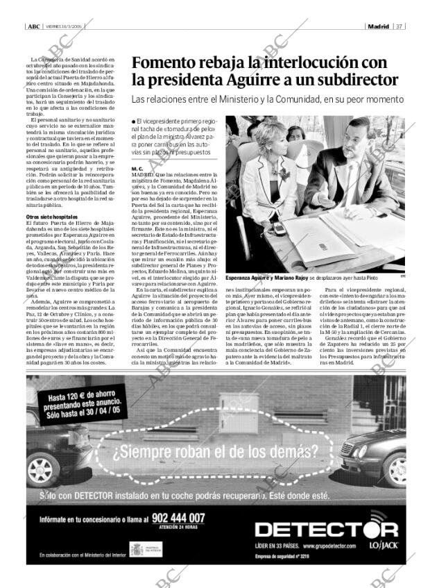 ABC MADRID 18-03-2005 página 37
