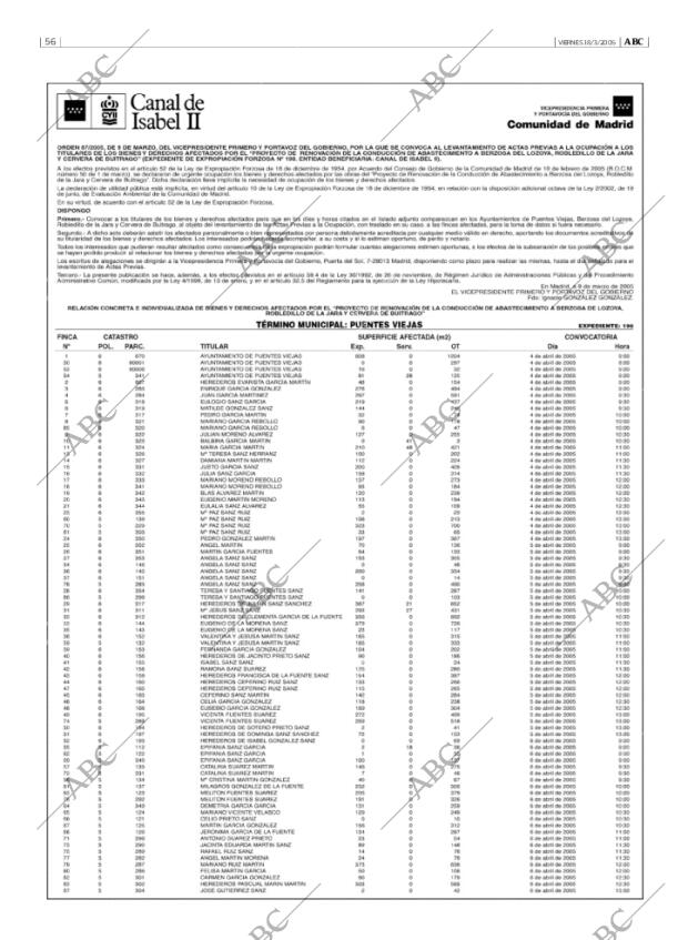 ABC MADRID 18-03-2005 página 56