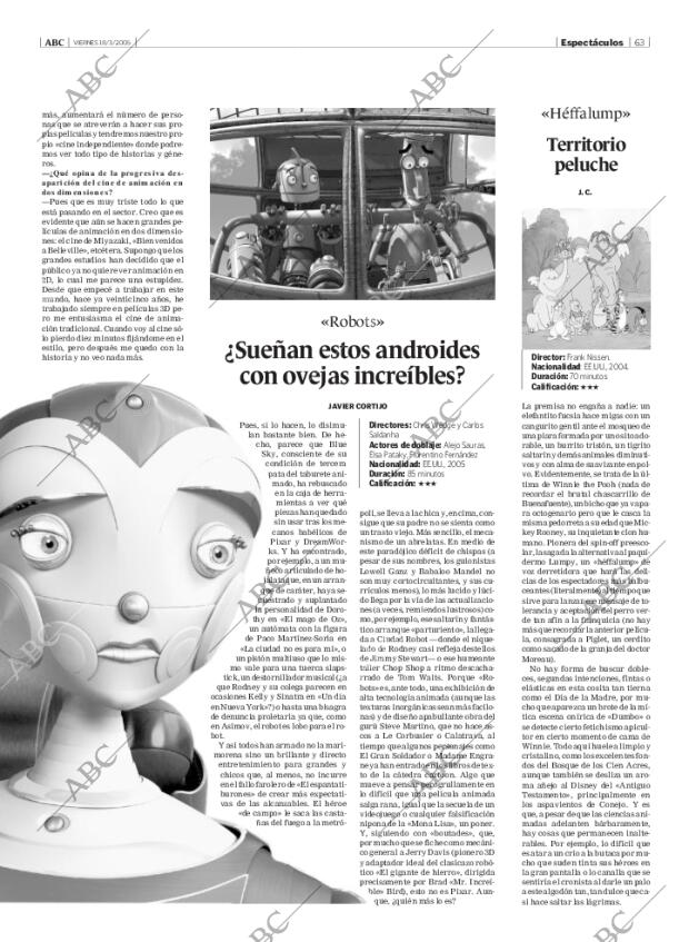 ABC MADRID 18-03-2005 página 63
