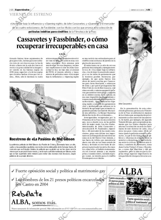 ABC MADRID 18-03-2005 página 68