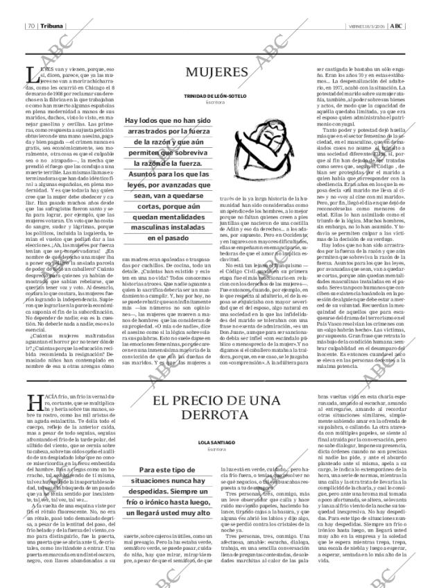 ABC MADRID 18-03-2005 página 70
