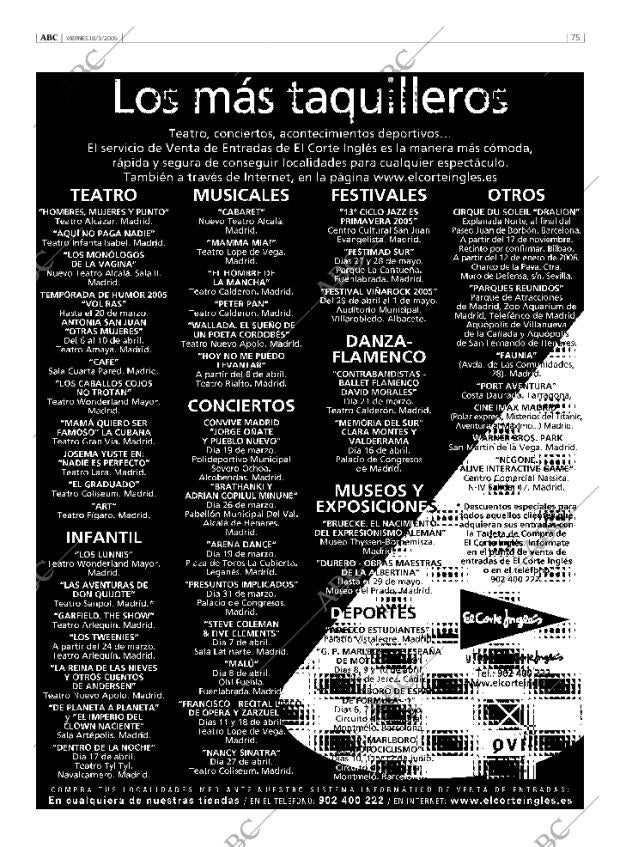 ABC MADRID 18-03-2005 página 75