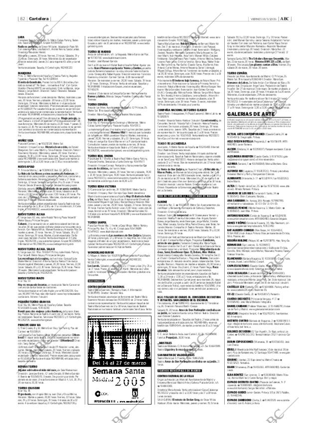 ABC MADRID 18-03-2005 página 82