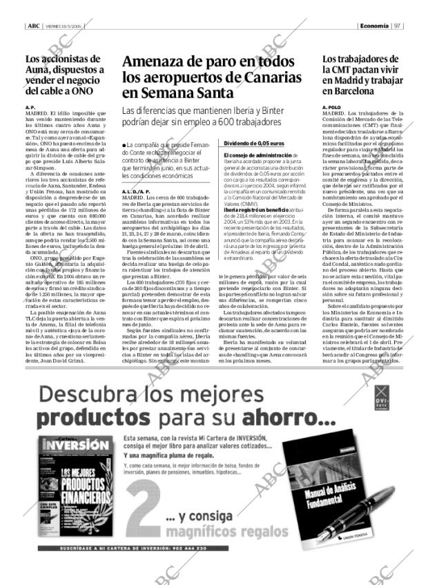 ABC MADRID 18-03-2005 página 97
