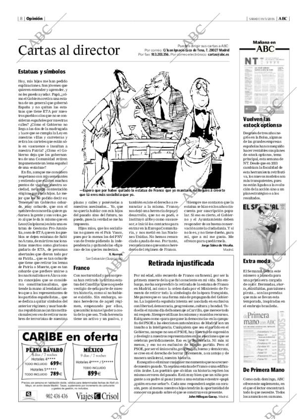 ABC MADRID 19-03-2005 página 8
