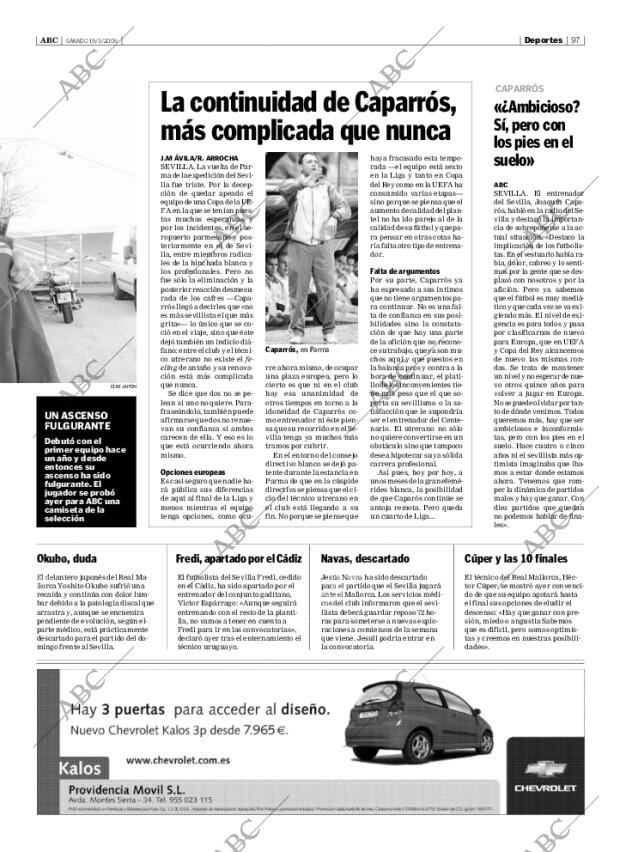 ABC SEVILLA 19-03-2005 página 97