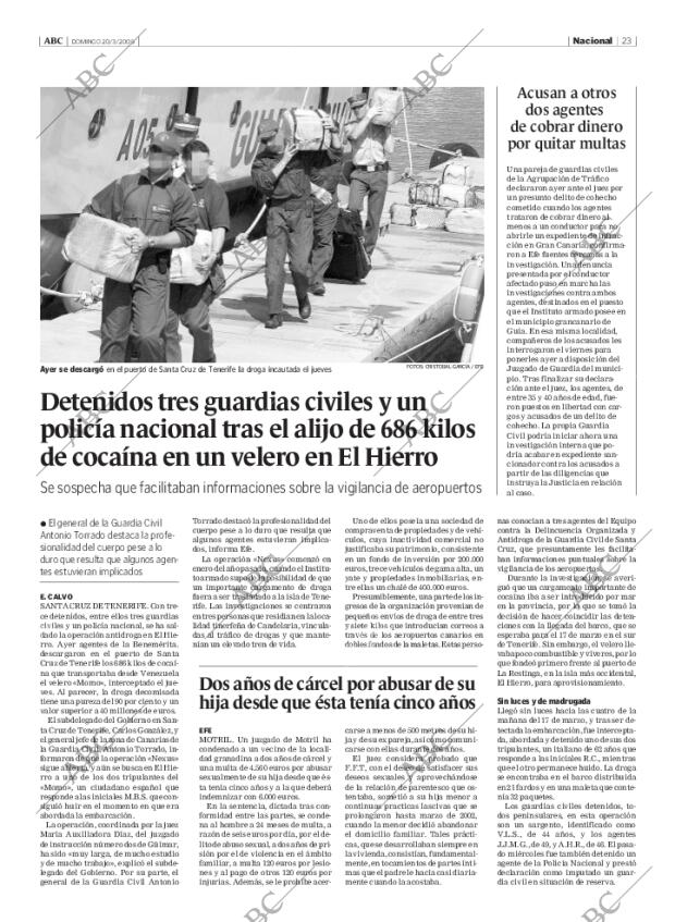 ABC MADRID 20-03-2005 página 23