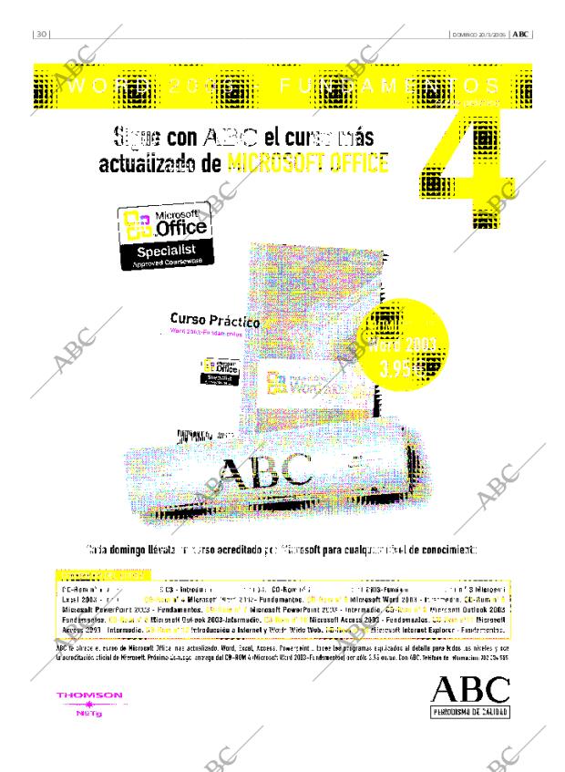 ABC MADRID 20-03-2005 página 30