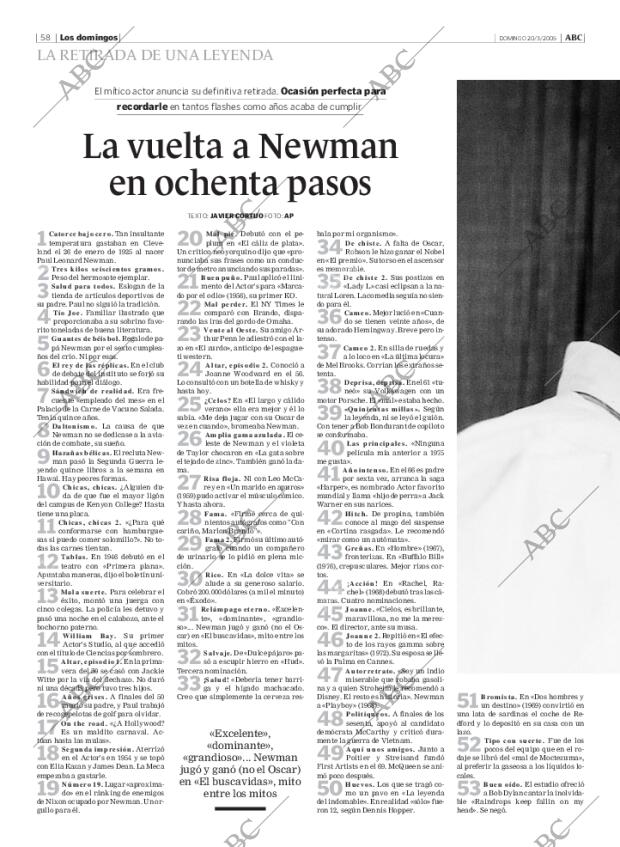 ABC MADRID 20-03-2005 página 58