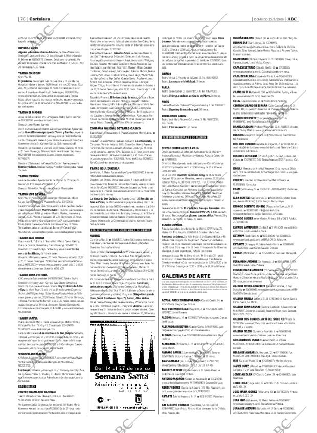 ABC MADRID 20-03-2005 página 76