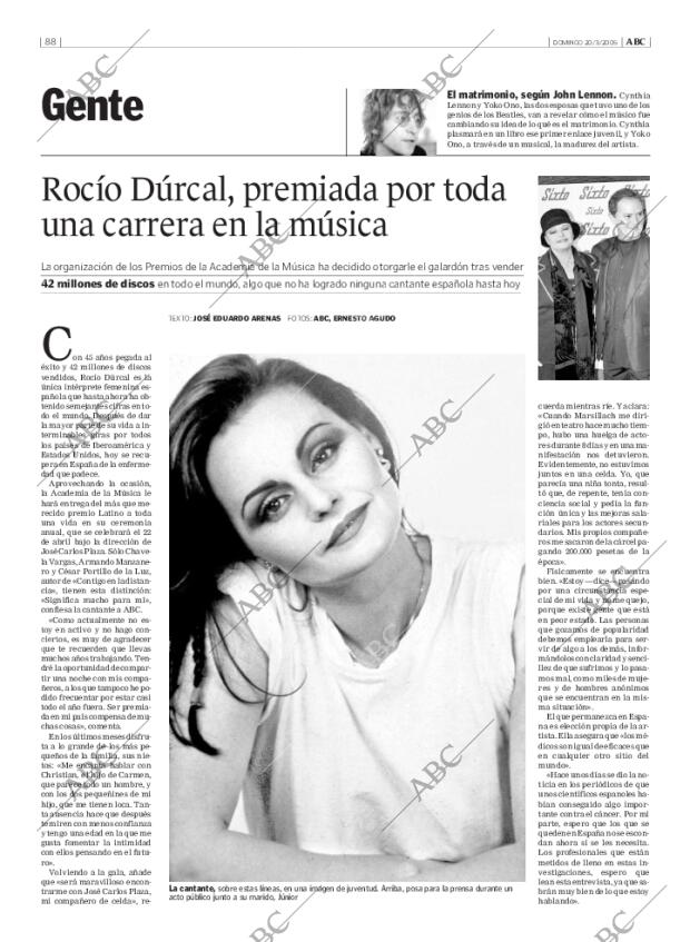 ABC MADRID 20-03-2005 página 88