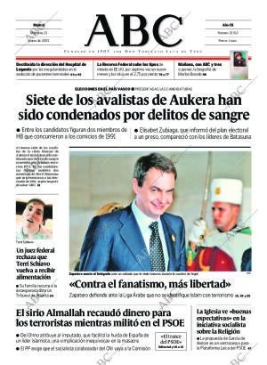 ABC MADRID 23-03-2005 página 1