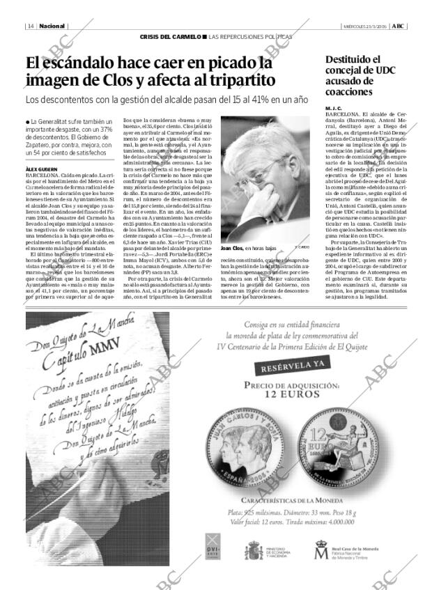 ABC MADRID 23-03-2005 página 14