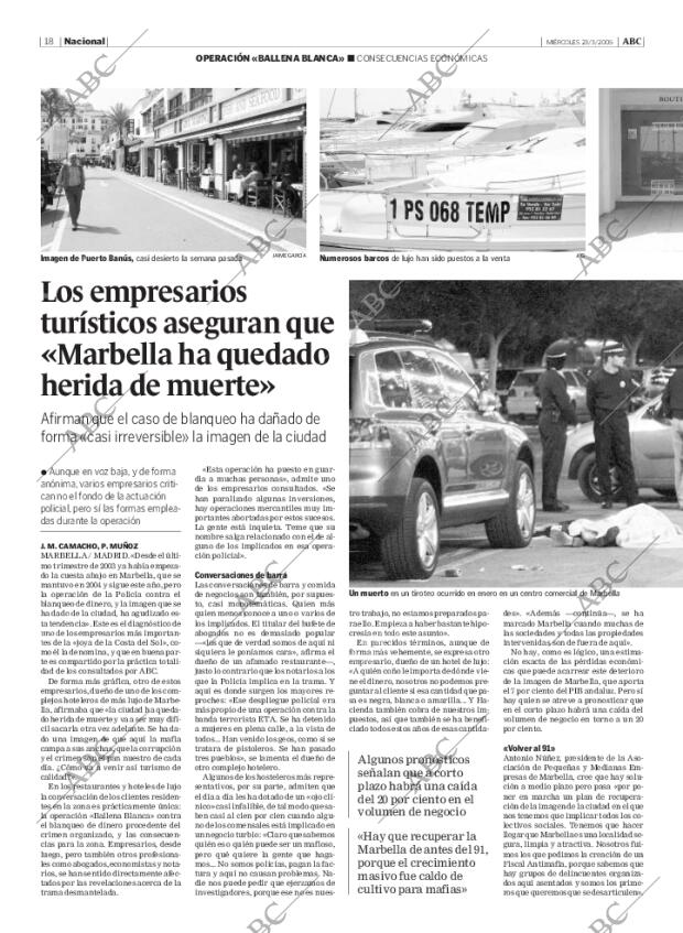 ABC MADRID 23-03-2005 página 18