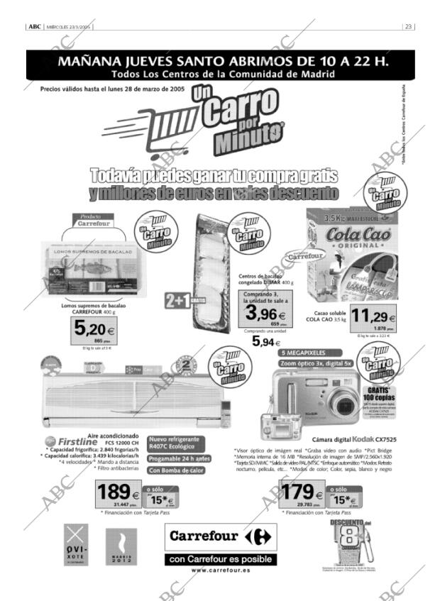 ABC MADRID 23-03-2005 página 23