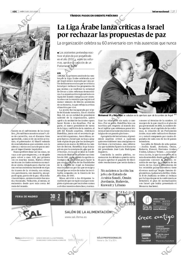 ABC MADRID 23-03-2005 página 27