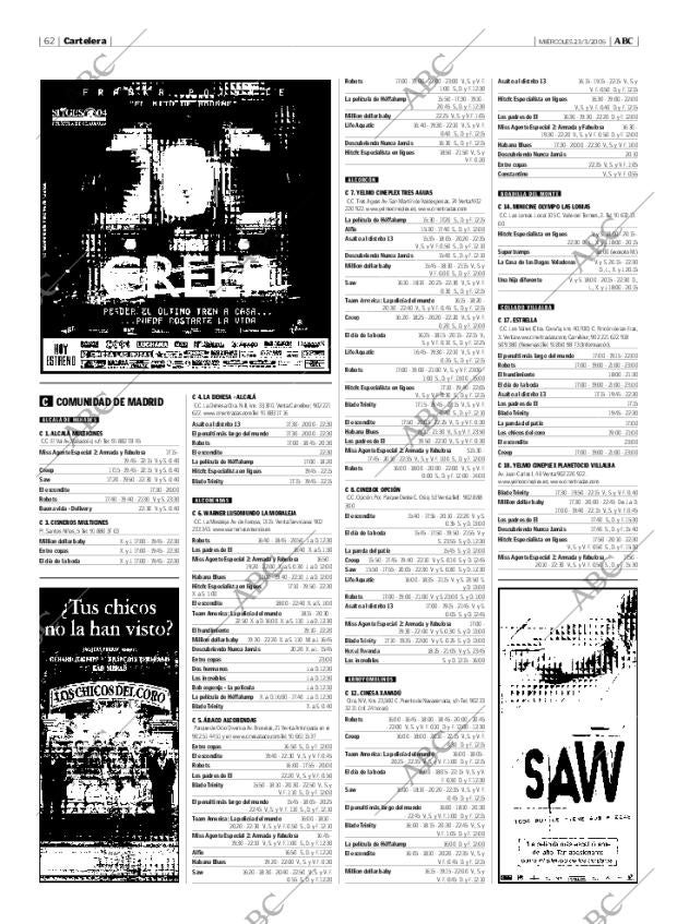 ABC MADRID 23-03-2005 página 62