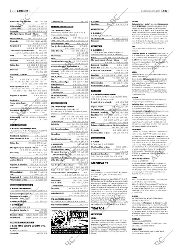 ABC MADRID 23-03-2005 página 64